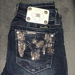 Miss me jeans 25 easy crop